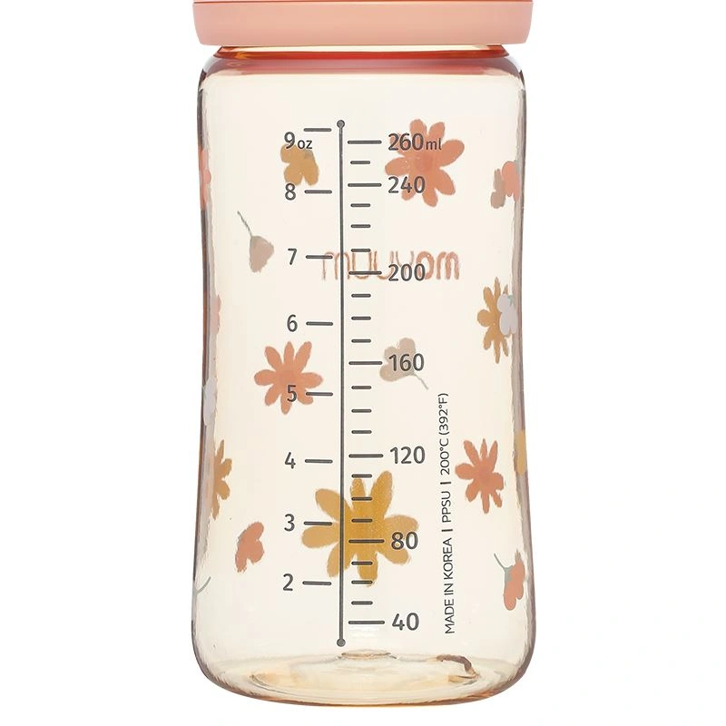 Bình sữa nhựa PPSU Moyuum cổ rộng 170 ml - Hình hoa cúc (0 - 2 tháng) 14