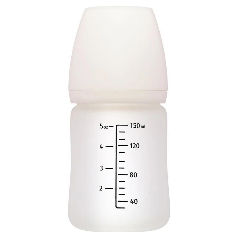 Bình sữa thủy tinh tráng silicone Moyuum cổ rộng 240 ml (từ 2 tháng) 13