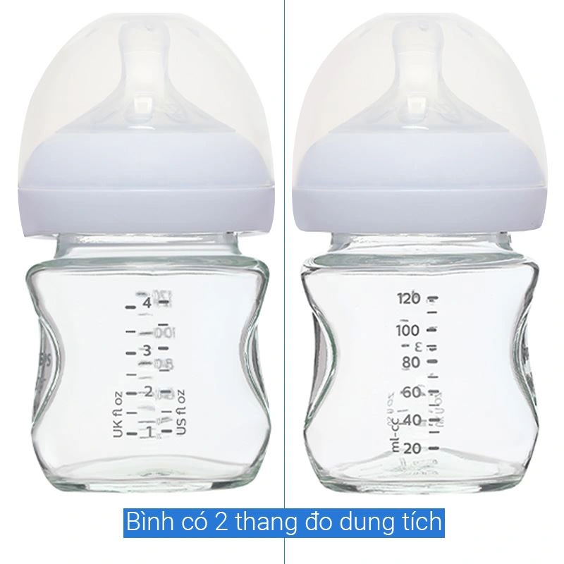 Bình sữa thủy tinh Philips Avent SCY930/01 cổ rộng 120 ml (0 - 1 tháng) 3