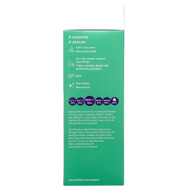 Bình sữa thủy tinh Philips Avent SCY930/01 cổ rộng 120 ml (0 - 1 tháng) 22