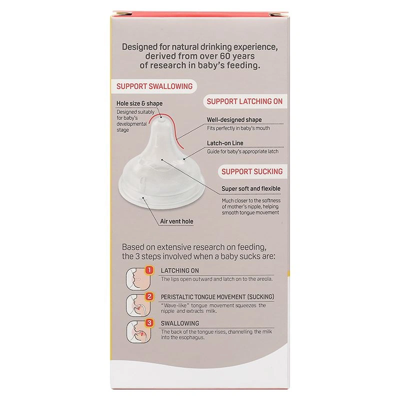 Bình sữa nhựa PPSU Pigeon Howapipi WN3 cổ rộng 160 ml màu vàng (0 - 3 tháng) 10