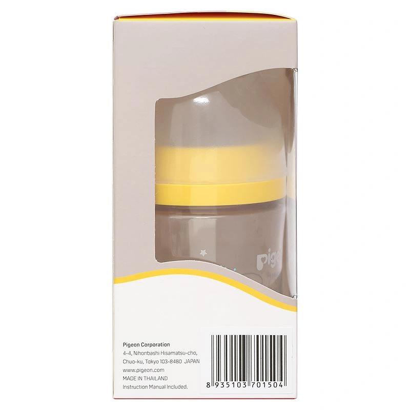 Bình sữa nhựa PPSU Pigeon Howapipi WN3 cổ rộng 160 ml màu vàng (0 - 3 tháng) 11