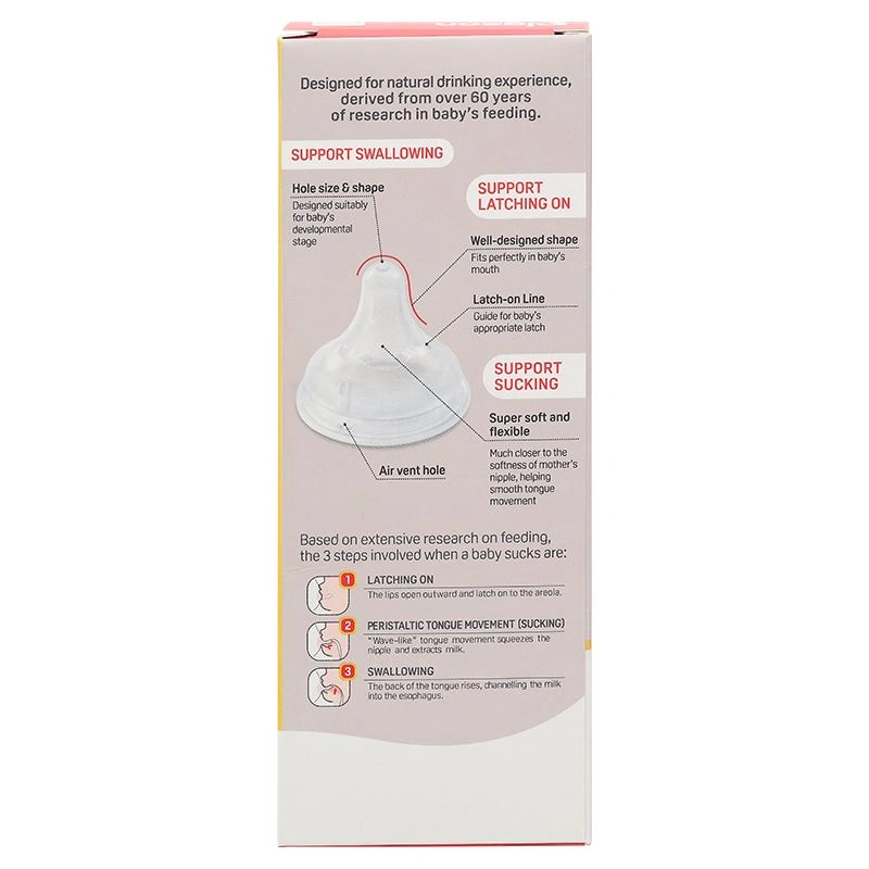 Bình sữa nhựa PPSU Pigeon Howapipi WN3 cổ rộng 240 ml màu vàng (từ 3 tháng) 11