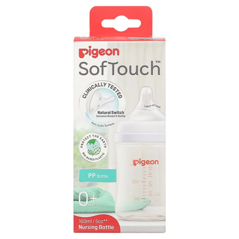 Bình sữa nhựa PP Pigeon Softouch Baby-Friendly World cổ rộng 330 ml (từ 6 tháng) 23