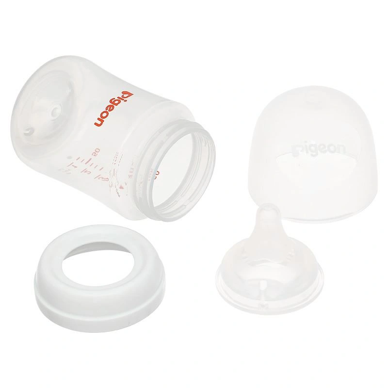 Bình sữa nhựa PP Pigeon Softouch Baby-Friendly World cổ rộng 330 ml (từ 6 tháng) 17