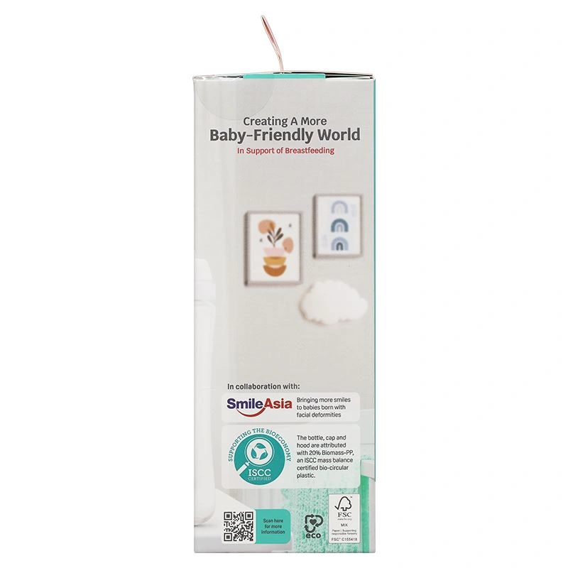 Bình sữa nhựa PP Pigeon Softouch Baby-Friendly World cổ rộng 330 ml (từ 6 tháng) 38
