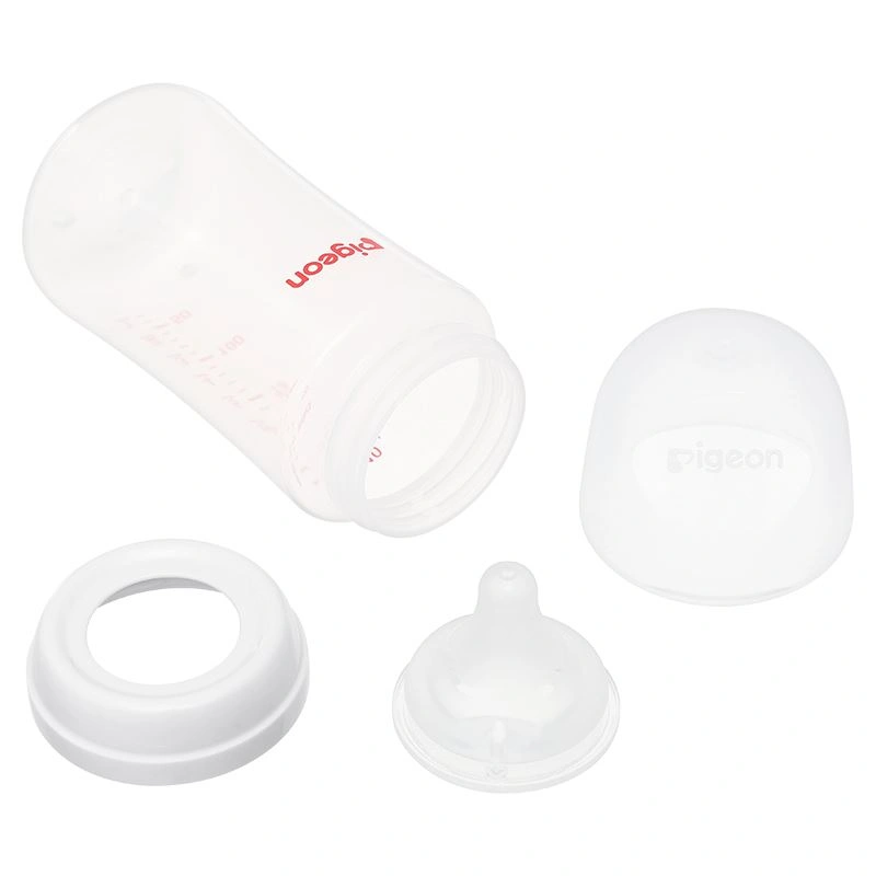 Bình sữa nhựa PP Pigeon Softouch Baby-Friendly World cổ rộng 330 ml (từ 6 tháng) 30