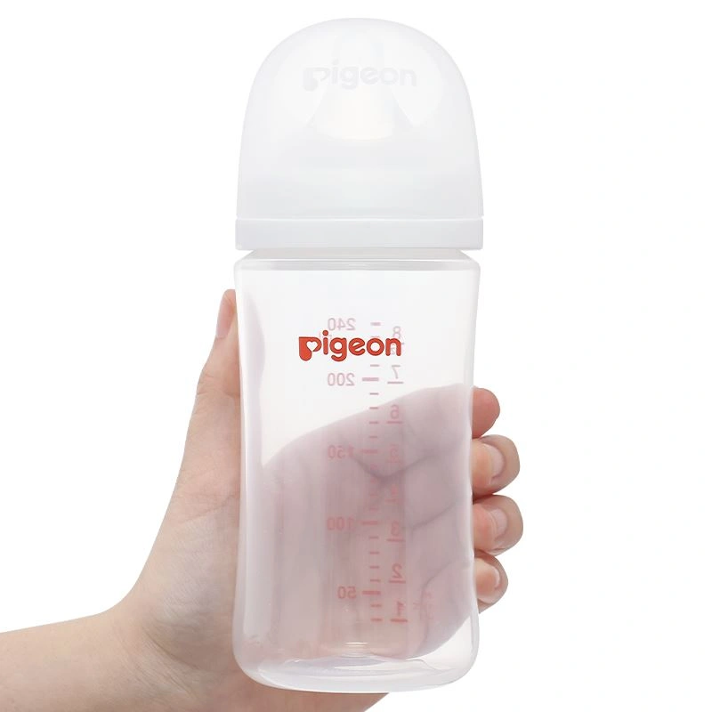 Bình sữa nhựa PP Pigeon Softouch Baby-Friendly World cổ rộng 330 ml (từ 6 tháng) 34
