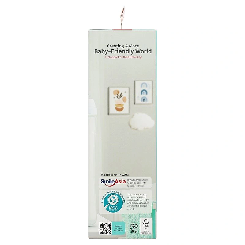 Bình sữa nhựa PP Pigeon Softouch Baby-Friendly World cổ rộng 330 ml (từ 6 tháng) 13