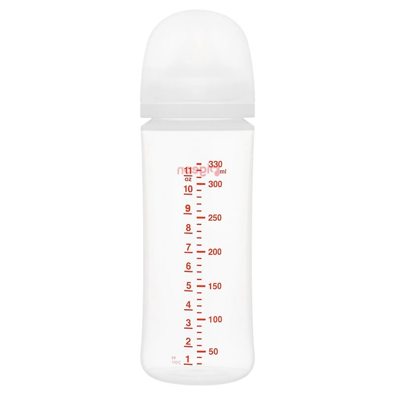 Bình sữa nhựa PP Pigeon Softouch Baby-Friendly World cổ rộng 330 ml (từ 6 tháng) 2