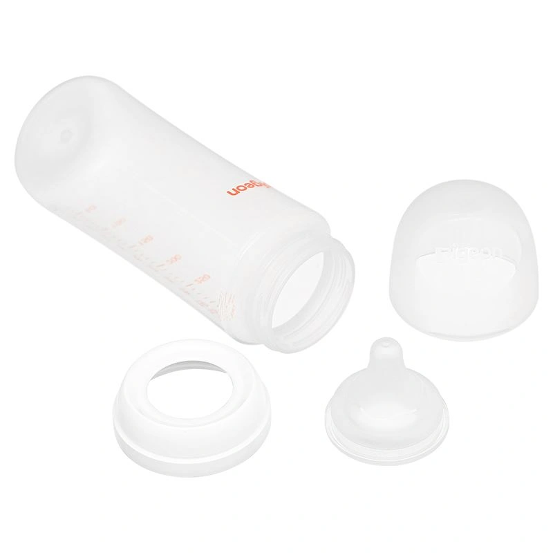 Bình sữa nhựa PP Pigeon Softouch Baby-Friendly World cổ rộng 330 ml (từ 6 tháng) 4