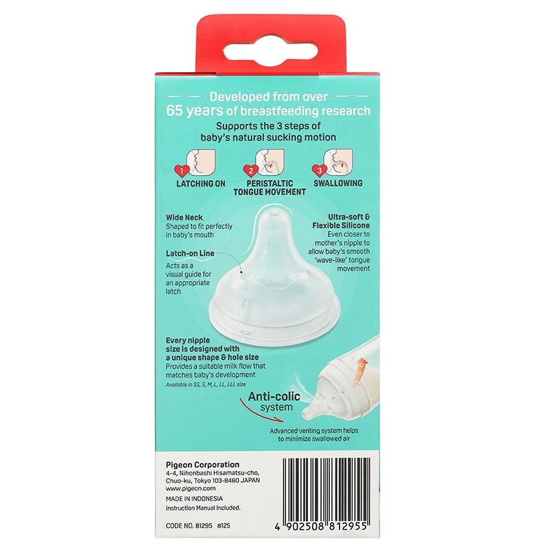 Bình sữa nhựa PP Pigeon Softouch Baby-Friendly World cổ rộng 160 ml - Mùa Hạ (0 - 3 tháng) 25