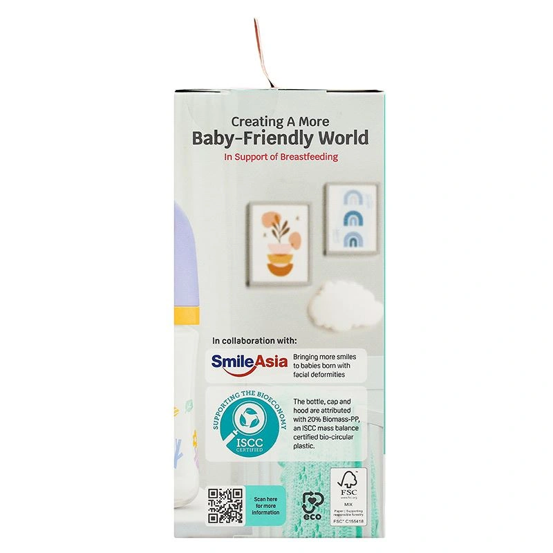 Bình sữa nhựa PP Pigeon Softouch Baby-Friendly World cổ rộng 160 ml - Mùa Hạ (0 - 3 tháng) 26