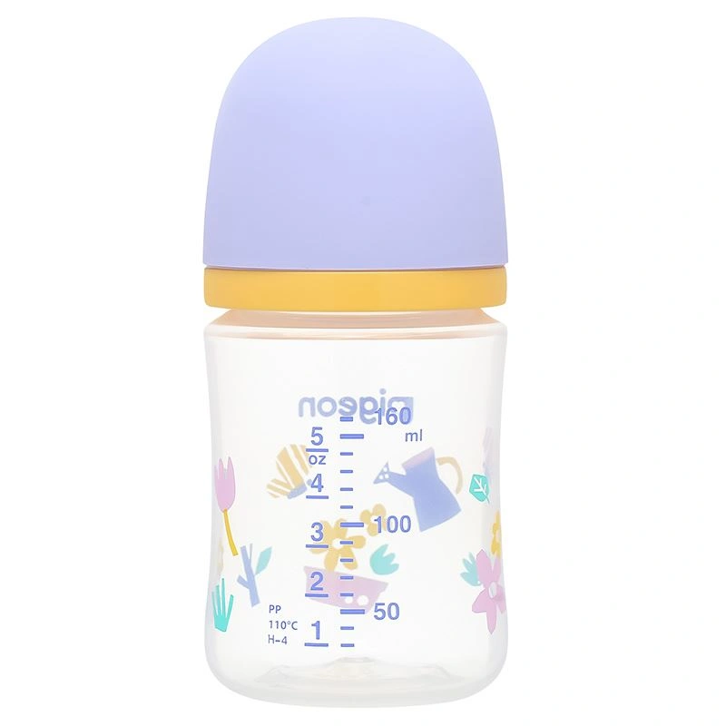 Bình sữa nhựa PP Pigeon Softouch Baby-Friendly World cổ rộng 160 ml - Mùa Hạ (0 - 3 tháng) 16