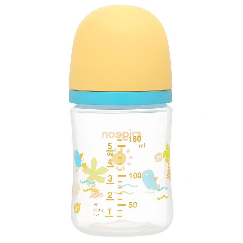 Bình sữa nhựa PP Pigeon Softouch Baby-Friendly World cổ rộng 160 ml - Mùa Hạ (0 - 3 tháng) 2