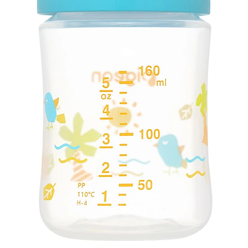 Bình sữa nhựa PP Pigeon Softouch Baby-Friendly World cổ rộng 160 ml - Mùa Hạ (0 - 3 tháng) 3