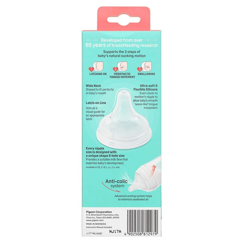 Bình sữa nhựa PP Pigeon Softouch Baby-Friendly World cổ rộng 240 ml - Mùa đông (từ 3 tháng) 25