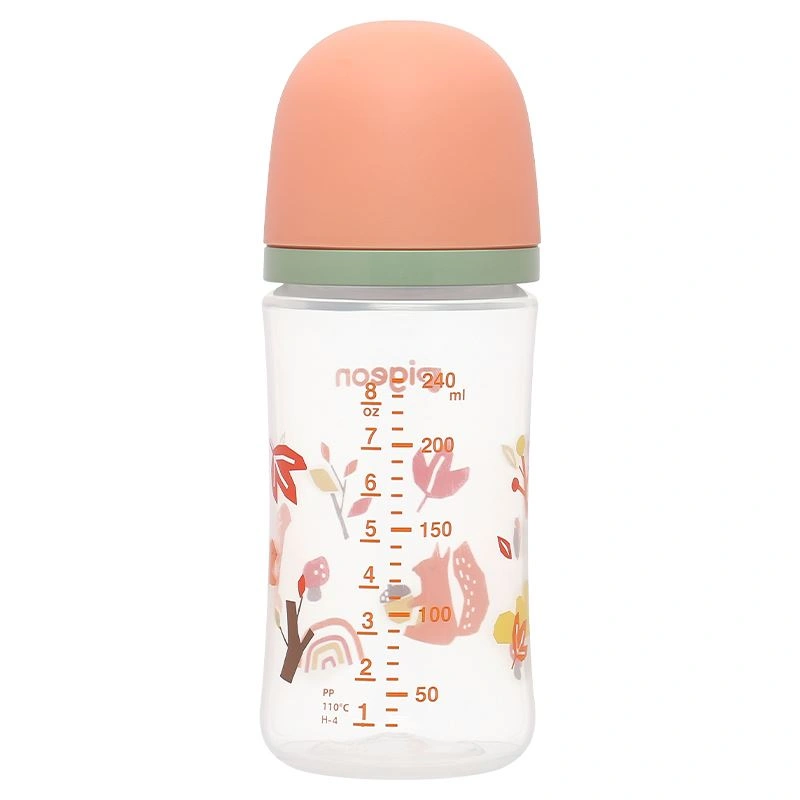 Bình sữa nhựa PP Pigeon Softouch Baby-Friendly World cổ rộng 240 ml - Mùa đông (từ 3 tháng) 16