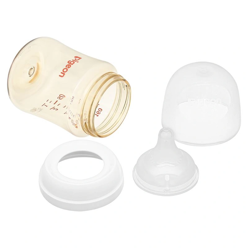 Bình sữa nhựa PPSU Pigeon Softouch Baby-Friendly World cổ rộng 240 ml (từ 3 tháng) 18