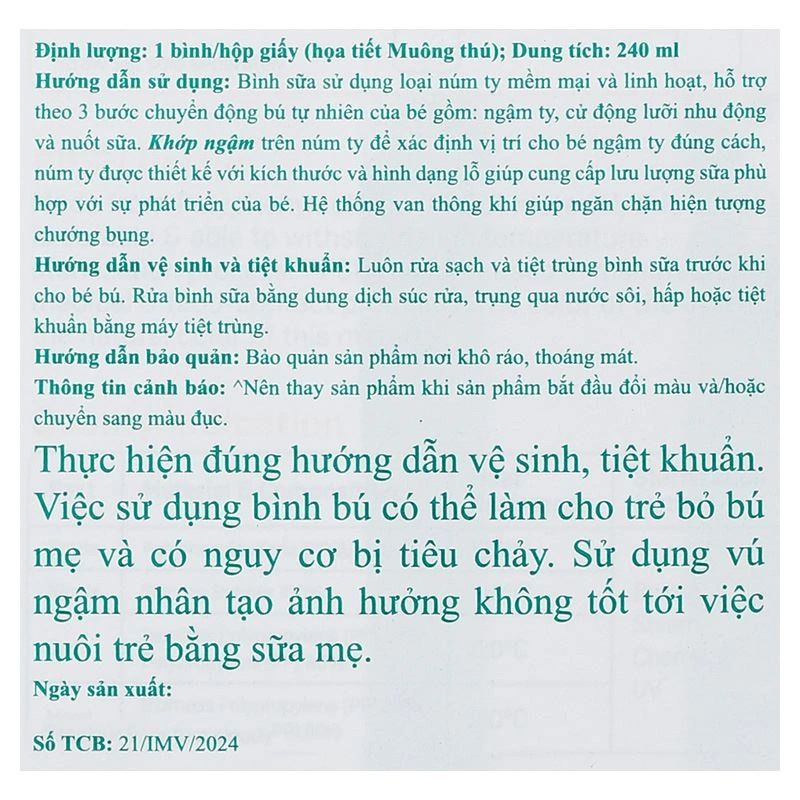 Bình sữa nhựa PPSU Pigeon Softouch Baby-Friendly World cổ rộng 240 ml - Hình thú (từ 3 tháng) 15