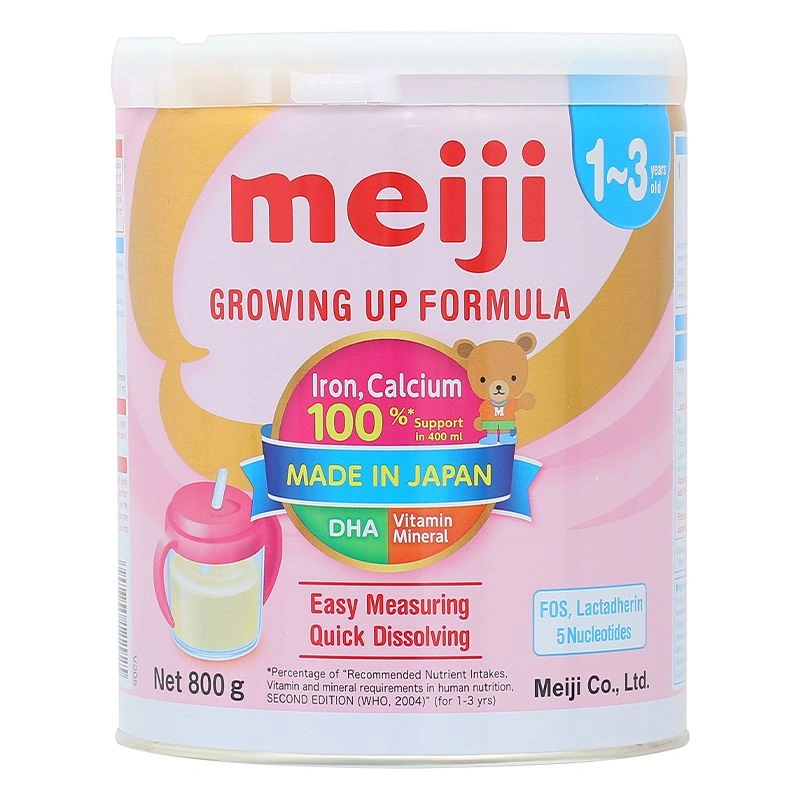 Combo 2 hộp sữa bột Meiji Growing Up Formula 800g (1 - 3 tuổi) 20