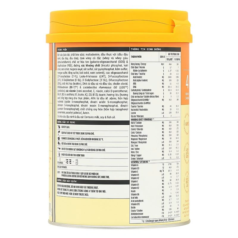 Sữa bột Optimum Gold số 4 hương vani 850g (2 - 6 tuổi) - Giao bao bì ngẫu nhiên 5