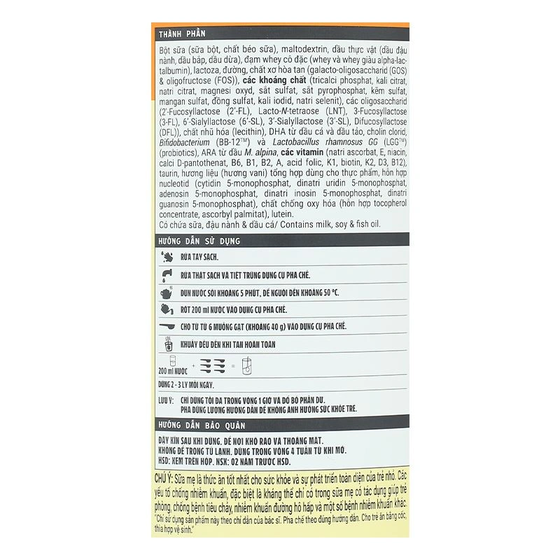 Sữa bột Optimum Gold số 3 hương vani 850g (1 - 2 tuổi) - Giao bao bì ngẫu nhiên 9