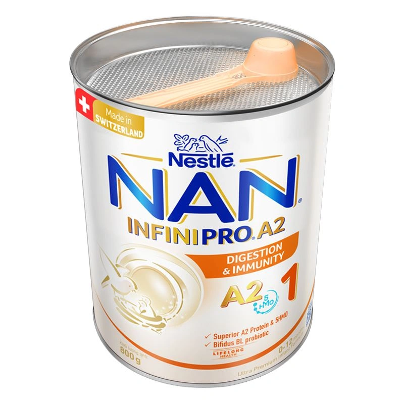 Sữa bột NAN InfiniPro A2 số 1 (đạm quý A2) 800g (0 - 12 tháng) - Giao bao bì ngẫu nhiên 6