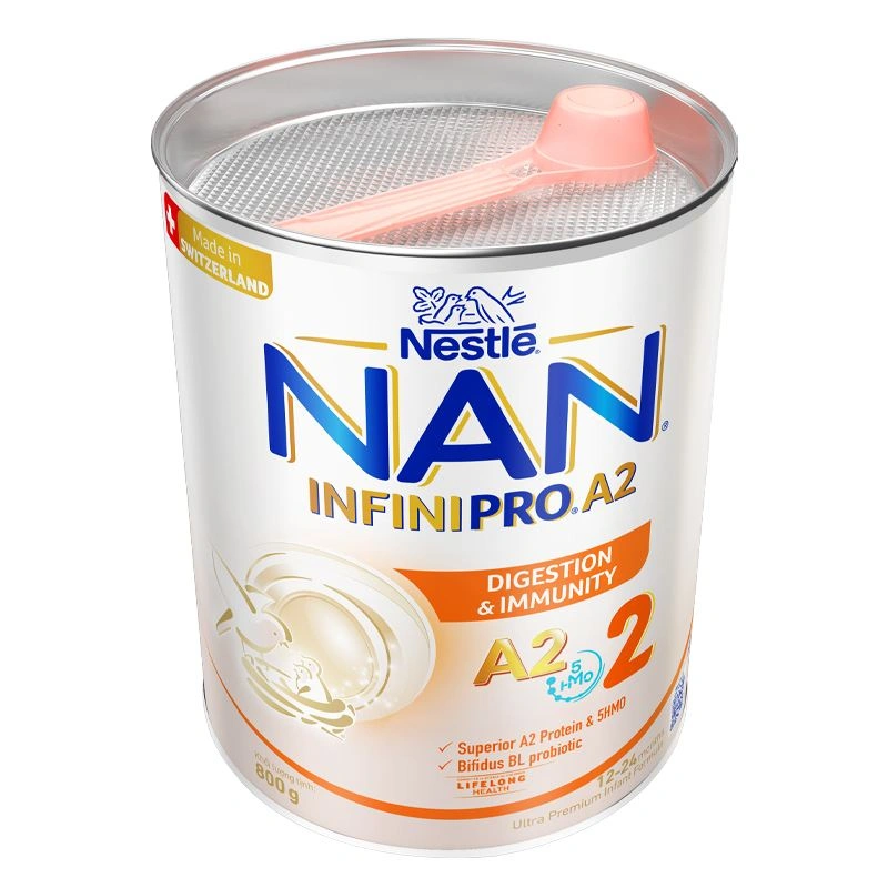 Sữa bột NAN InfiniPro A2 số 2 (đạm quý A2) 800g (1 - 2 tuổi) - Giao bao bì ngẫu nhiên 6