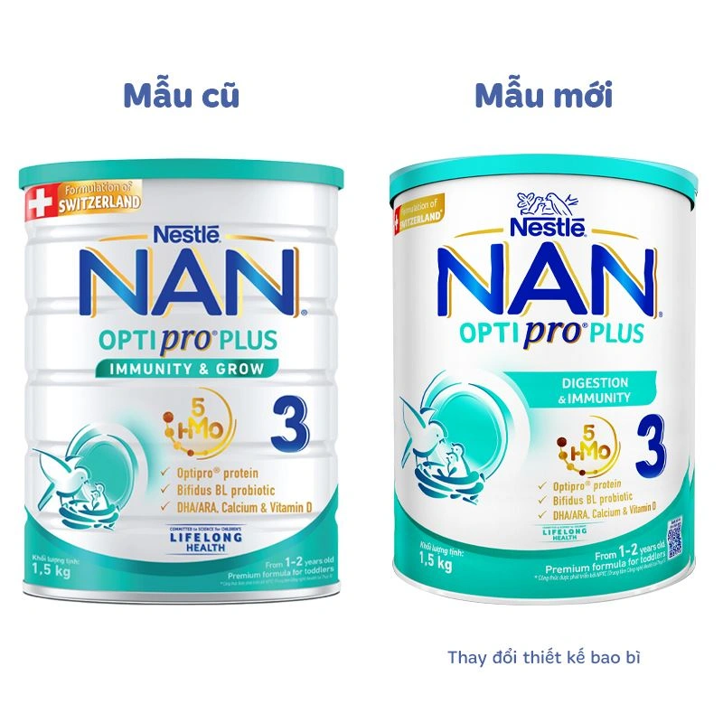 Sữa bột NAN Optipro Plus số 3 800g (1 - 2 tuổi) - Giao bao bì ngẫu nhiên 7