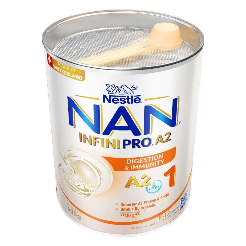 Sữa bột NAN InfiniPro A2 số 1 (đạm quý A2) 400g (0 - 12 tháng) - Giao bao bì ngẫu nhiên 6