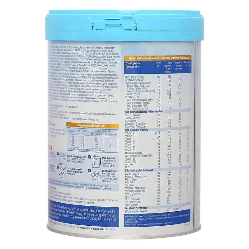 Sữa bột TH true Formula số 1 800g (0 - 6 tháng) - Giao bao bì ngẫu nhiên 5