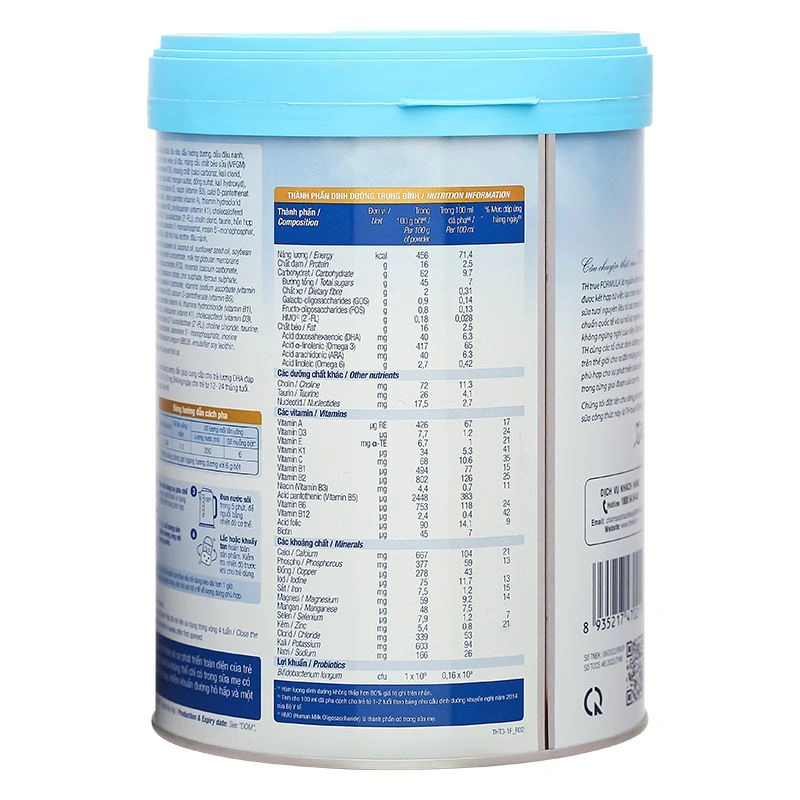 Sữa bột TH true Formula số 3 800g (1 - 2 tuổi) - Giao bao bì ngẫu nhiên 5