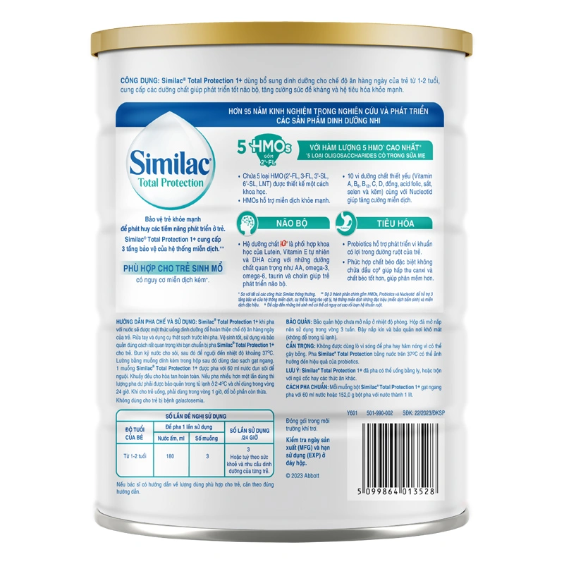 Sữa bột Similac Total Protection 1+ 850g/800g (1 - 2 tuổi) 2