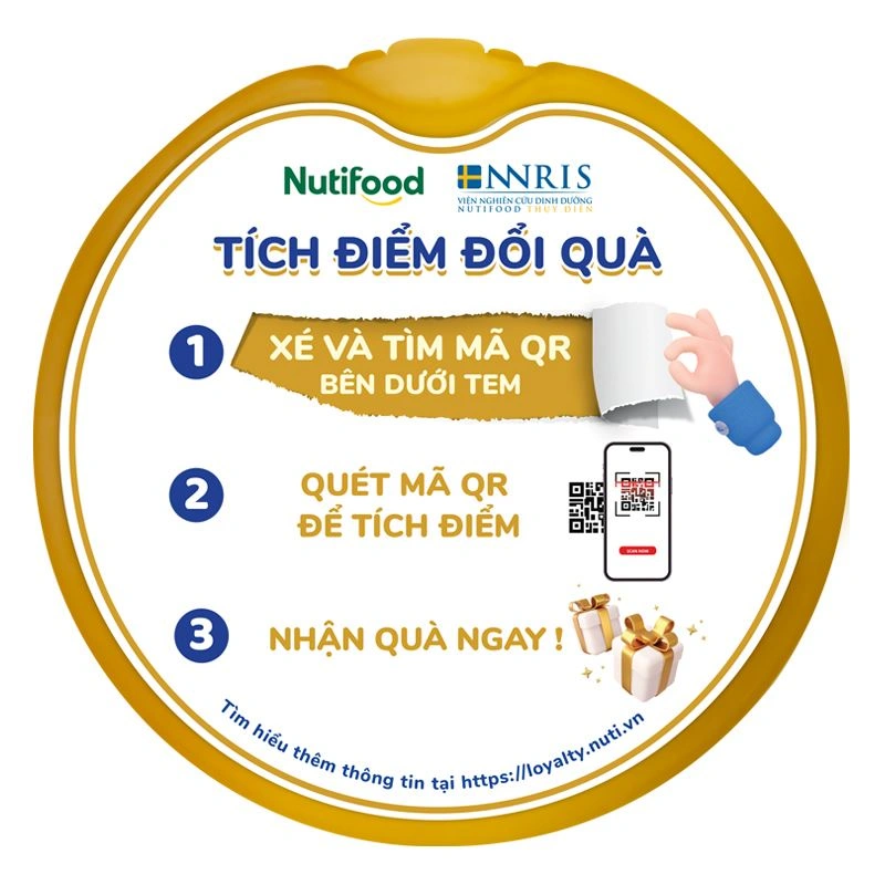 Sữa bột Nutifood GrowPLUS+ xanh 2+ hương vani 1.5 kg (từ 2 tuổi) giúp tăng cân 15