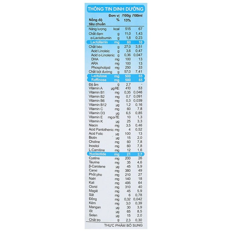 Sữa bột Morinaga Hagukumi số 1 800g (0 - 6 tháng) 7