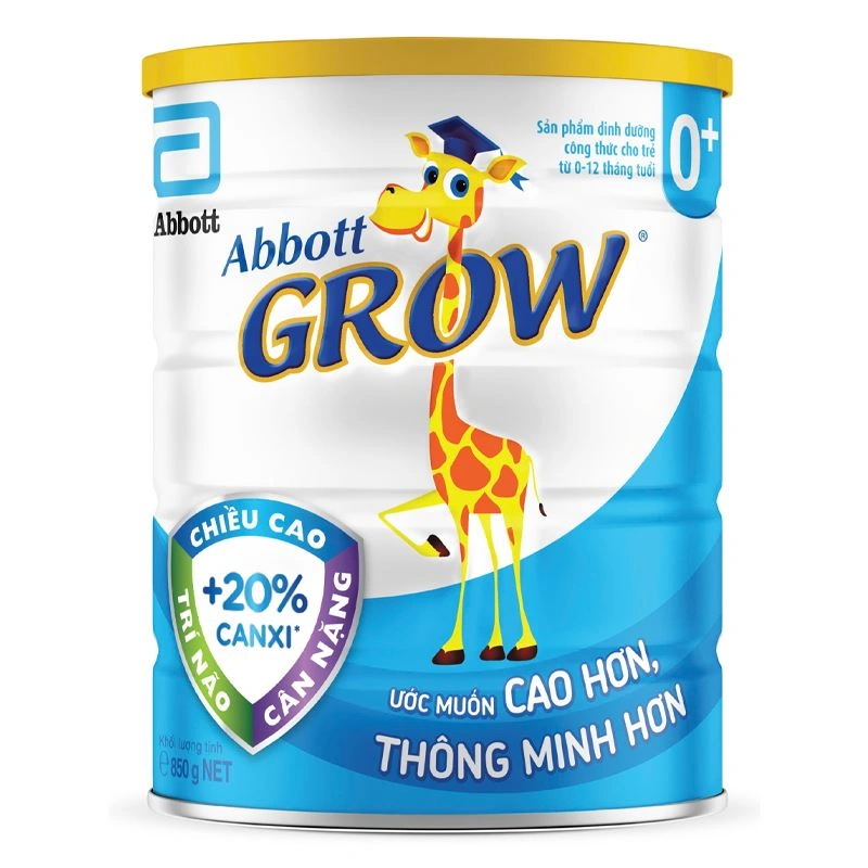 Sữa bột Abbott Grow 0+ hương vani 850g (0 - 12 tháng) 2