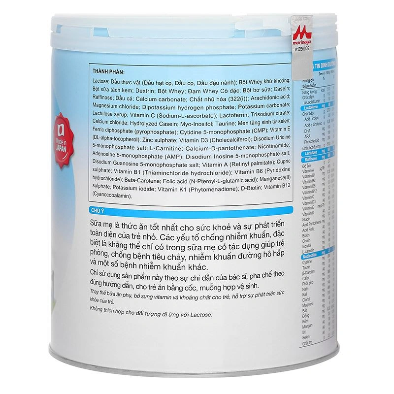 Sữa bột Morinaga Hagukumi số 1 800g (0 - 6 tháng) (mẫu mới) 4