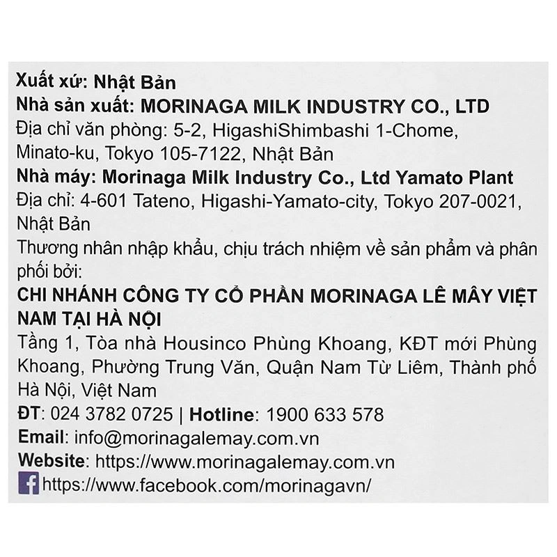 Sữa bột Morinaga Chilmil số 2 800g (6 - 36 tháng) (mẫu mới) 12