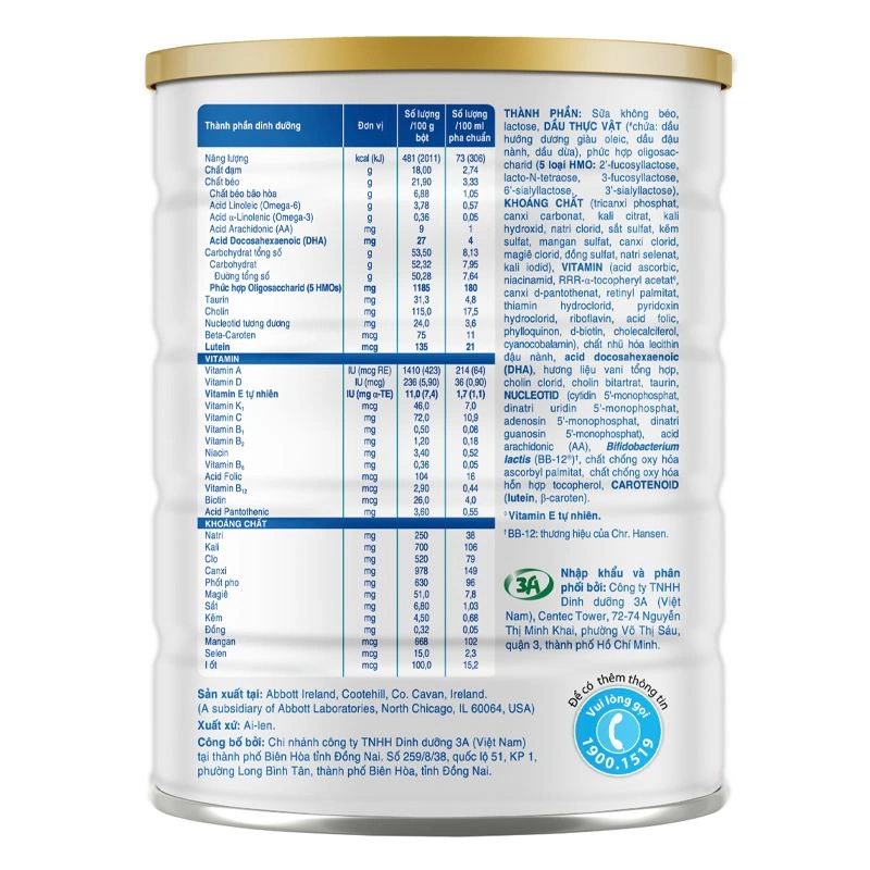 Sữa bột Similac Total Protection 2+ 850g/800g (từ 2 tuổi) 3