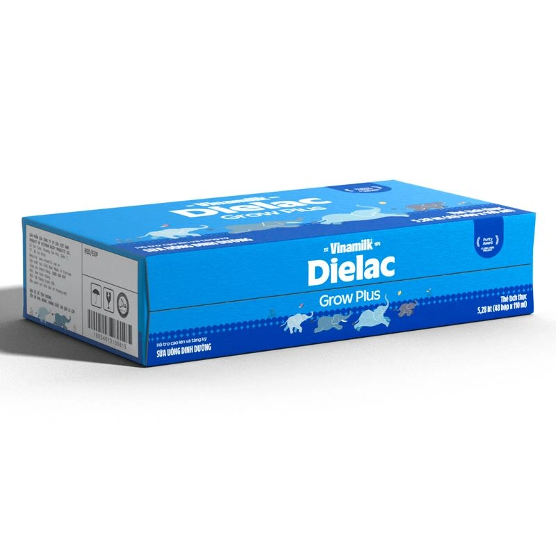 Lốc 4 hộp sữa non pha sẵn Dielac Grow Plus 110 ml (từ 1 tuổi) - Giao bao bì ngẫu nhiên 14