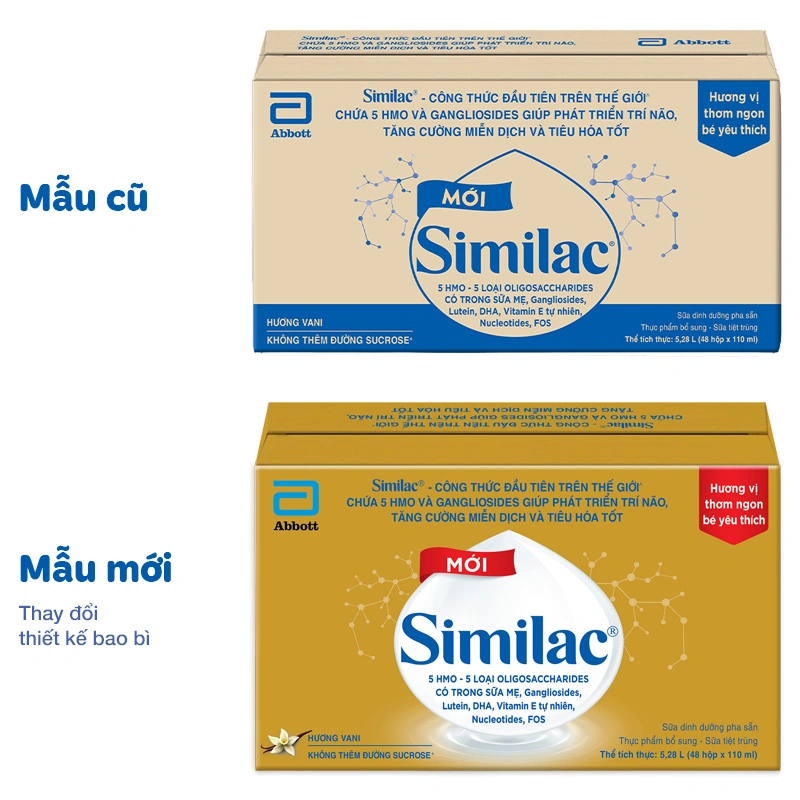Thùng 48 hộp sữa pha sẵn Similac hương vani 110 ml (từ 1 tuổi) 2