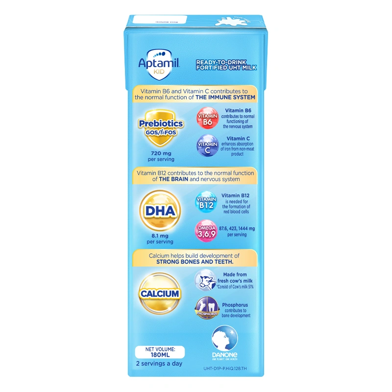 Lốc 3 hộp sữa pha sẵn Aptamil Kid 180 ml (từ 1 tuổi) - Giao bao bì ngẫu nhiên 4