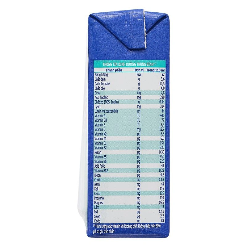 Lốc 4 hộp sữa pha sẵn Kun Doctor Eye Max hương vani 110 ml (từ 1 tuổi) 10