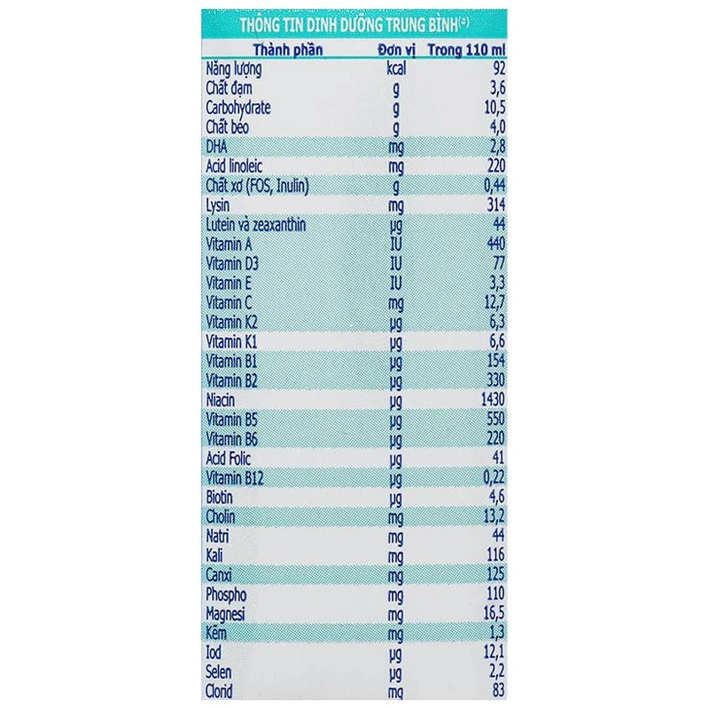 Thùng 48 hộp sữa pha sẵn Kun Doctor Eye Max hương vani 110 ml (từ 1 tuổi) 16