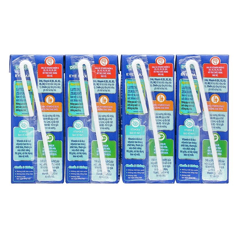 Lốc 4 hộp sữa pha sẵn Kun Doctor Eye Max hương vani 180 ml (từ 1 tuổi) 5