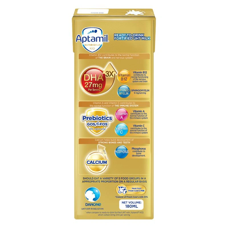 Thùng 27 hộp sữa pha sẵn Aptamil Super Gold Kid 180 ml (từ 1 tuổi) - Giao bao bì ngẫu nhiên 6