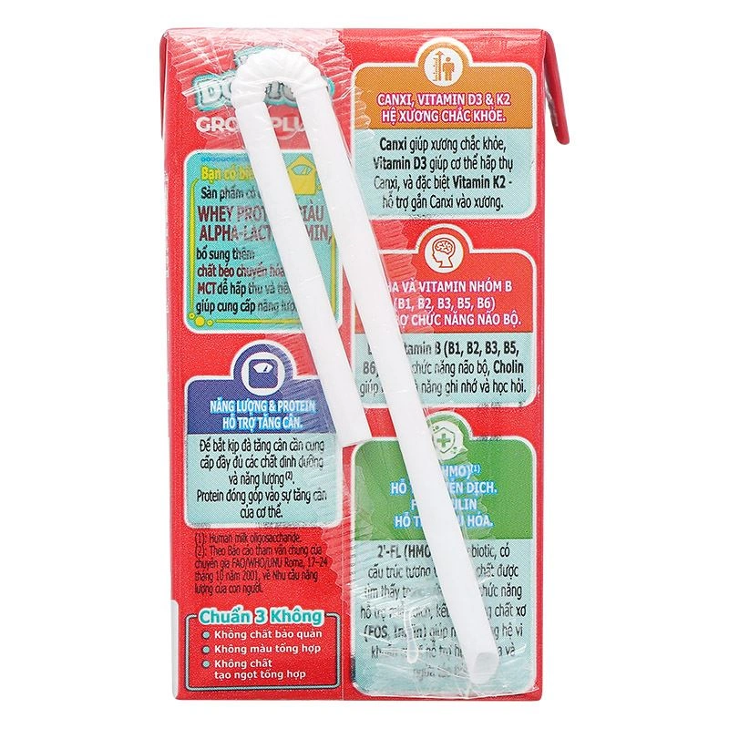 Lốc 4 hộp sữa pha sẵn Kun Doctor Grow Plus+ hương vani 110 ml cho trẻ suy dinh dưỡng, thấp còi (từ 1 tuổi) 8