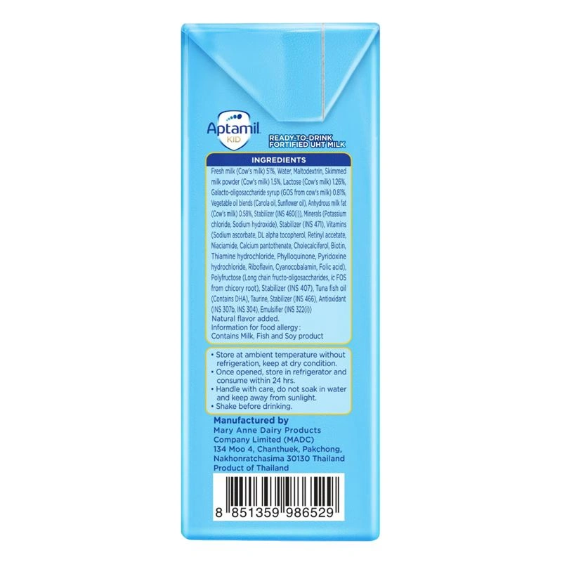 Lốc 3 hộp sữa pha sẵn Aptamil Kid 110 ml (từ 1 tuổi) 17