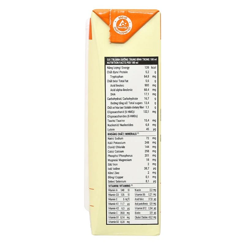 Thùng 48 hộp sữa pha sẵn Optimum Gold 180 ml (từ 1 tuổi) - Giao bao bì ngẫu nhiên 24